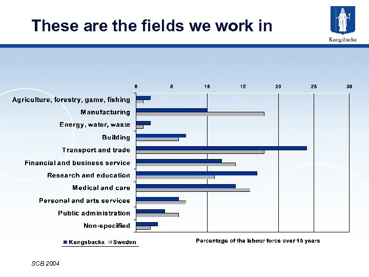 These are the fields we work in SCB 2004 