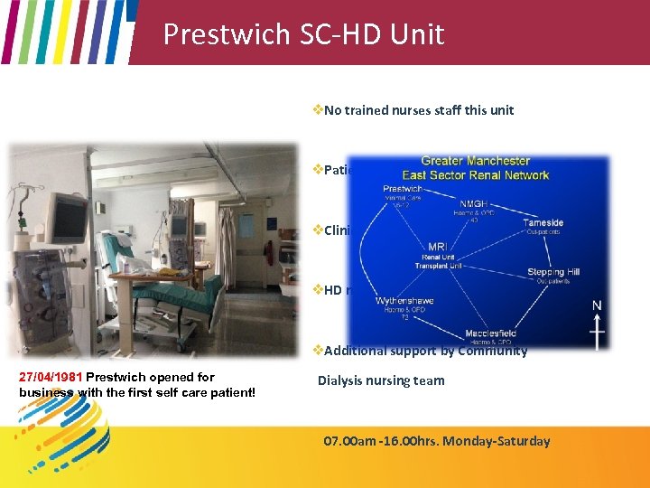 Prestwich SC-HD Unit v. No trained nurses staff this unit v. Patients trained to