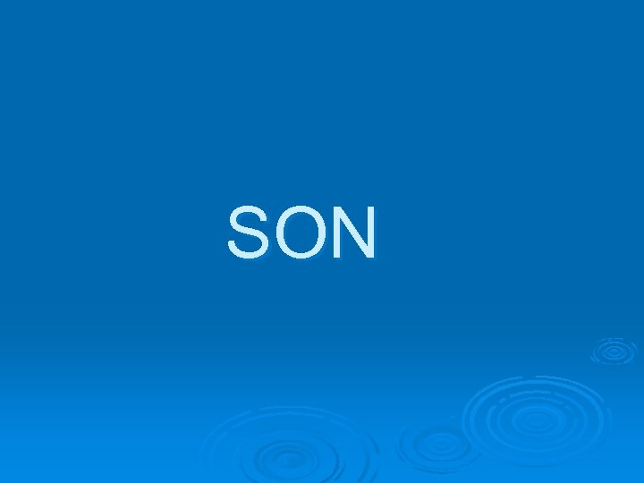 SON 