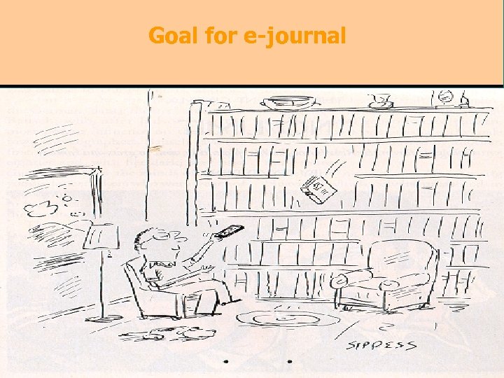 Goal for e-journal 