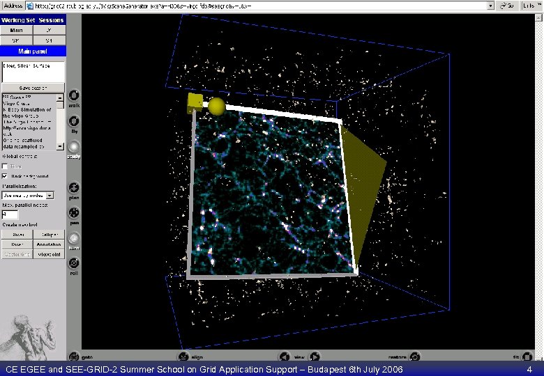 Screnshots - From Atoms to Galaxies CE EGEE and SEE-GRID-2 Summer School on Grid