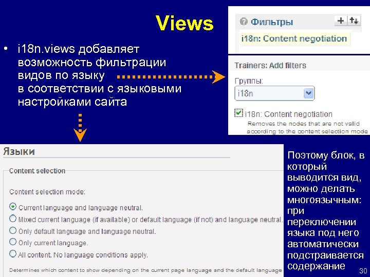 Views • i 18 n. views добавляет возможность фильтрации видов по языку в соответствии