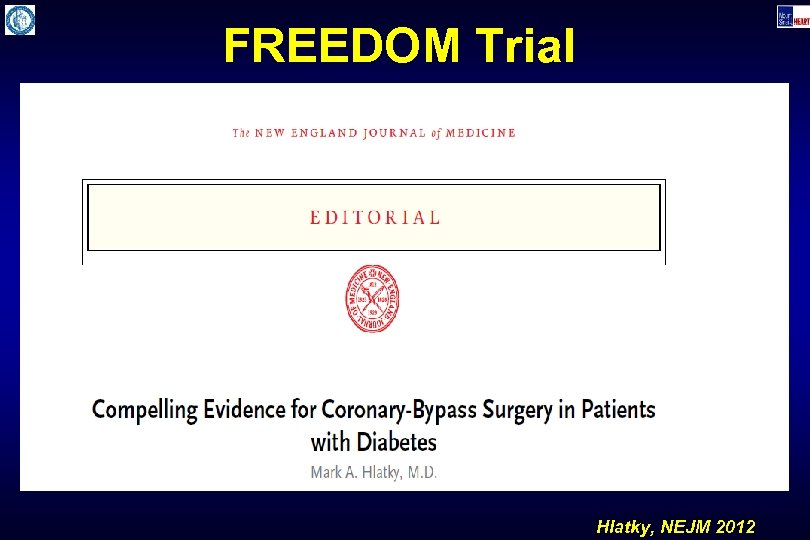 FREEDOM Trial Hlatky, NEJM 2012 