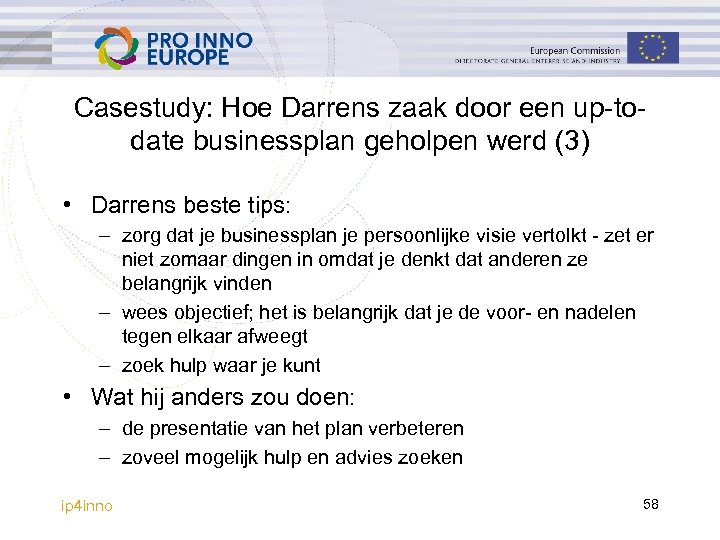 Casestudy: Hoe Darrens zaak door een up-todate businessplan geholpen werd (3) • Darrens beste