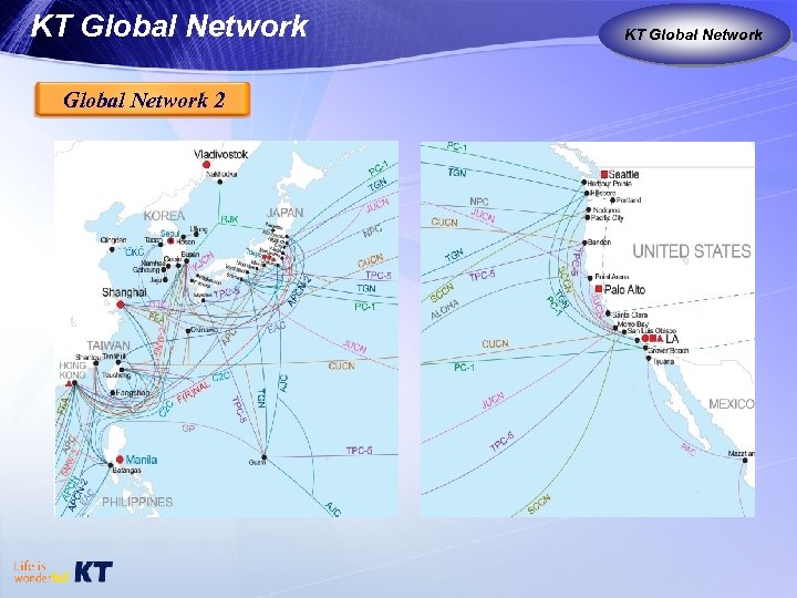 KT Global Network 2 KT as Global Carrier Global Network 