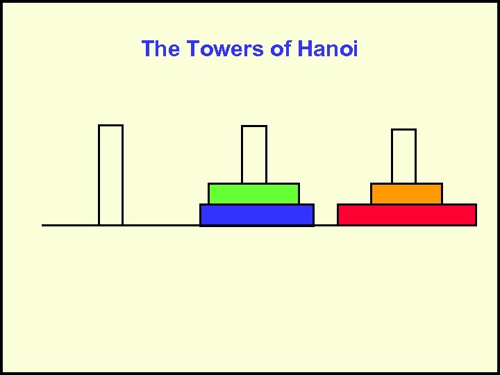 The Towers of Hanoi 