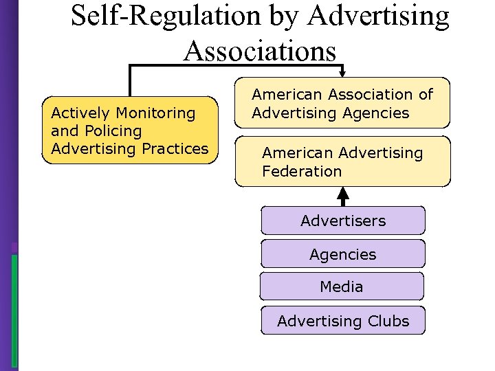 Self-Regulation by Advertising Associations Actively Monitoring and Policing Advertising Practices American Association of Advertising