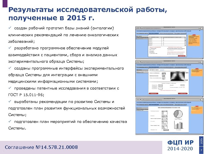 Результаты исследовательской работы, полученные в 2015 г. ü создан рабочий прототип базы знаний (онтологии)