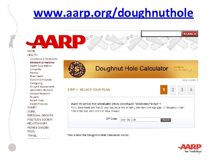 www. aarp. org/doughnuthole 7 