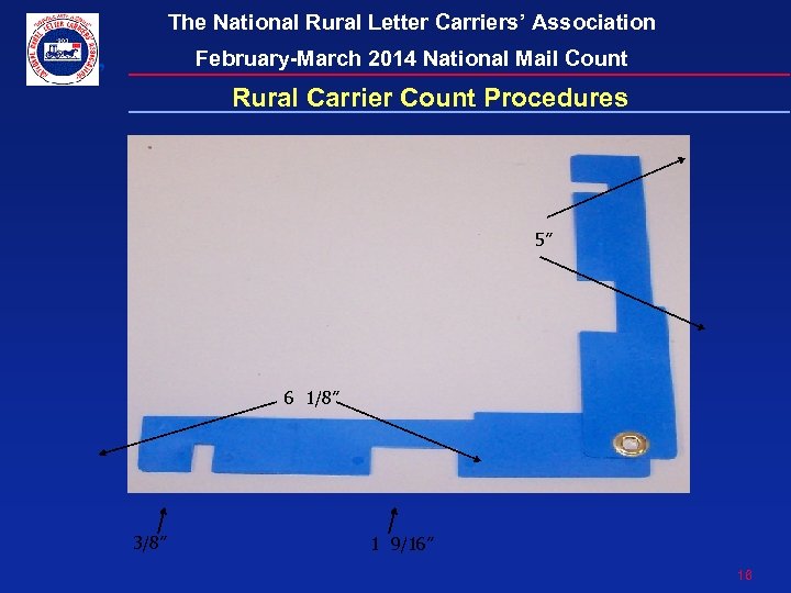 The National Rural Letter Carriers’ Association February-March 2014 National Mail Count Rural Carrier Count