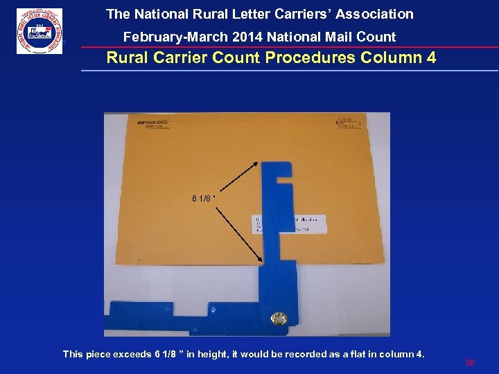 The National Rural Letter Carriers’ Association February-March 2014 National Mail Count Rural Carrier Count