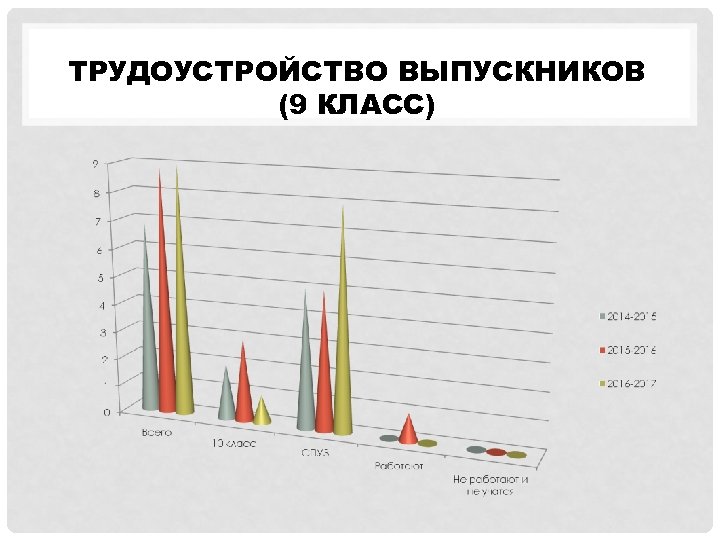 ТРУДОУСТРОЙСТВО ВЫПУСКНИКОВ (9 КЛАСС) 