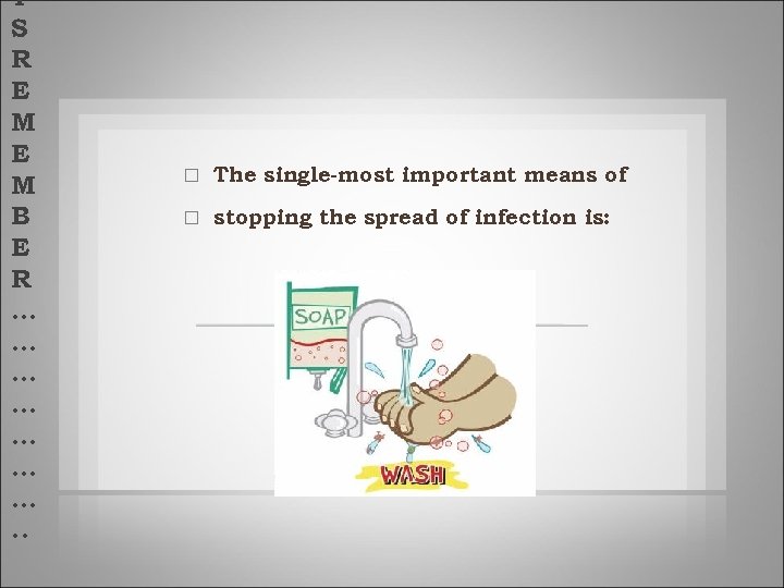 Y S R E M B E R … … … …. . The