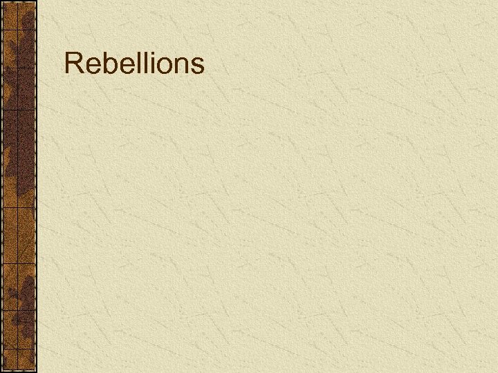Rebellions 