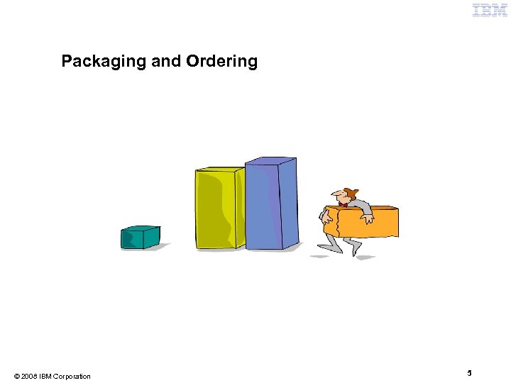 Packaging and Ordering © 2008 IBM Corporation 5 