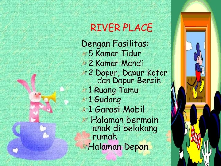 RIVER PLACE Dengan Fasilitas: 5 Kamar Tidur 2 Kamar Mandi 2 Dapur, Dapur Kotor