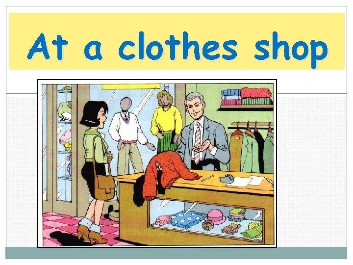 shopping for clothes essay