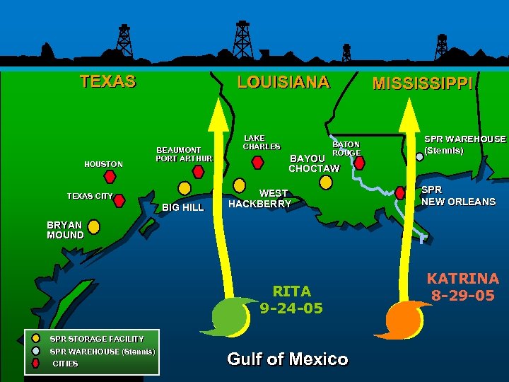 TEXAS HOUSTON LOUISIANA BEAUMONT PORT ARTHUR TEXAS CITY BIG HILL LAKE CHARLES MISSISSIPPI BATON