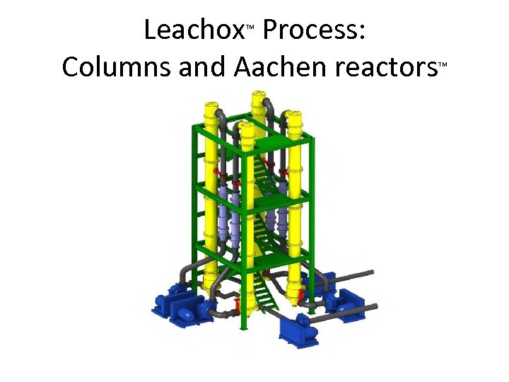 Leachox Process: Columns and Aachen reactors TM TM 