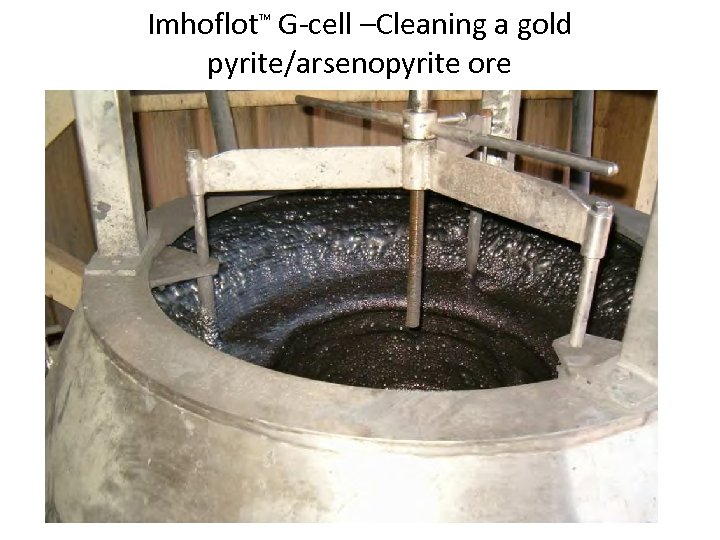 Imhoflot G-cell –Cleaning a gold pyrite/arsenopyrite ore TM 