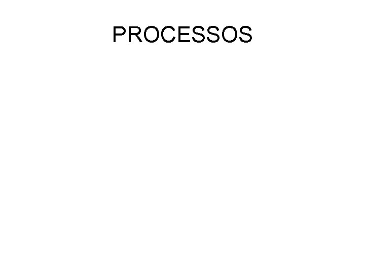 PROCESSOS 