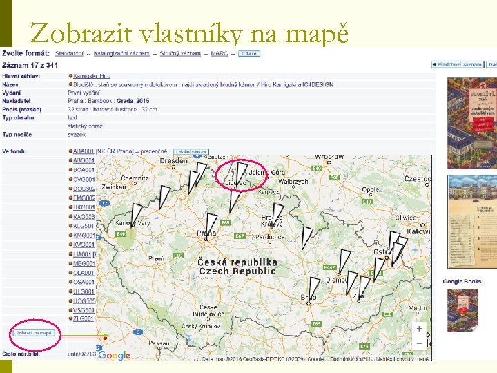 Zobrazit vlastníky na mapě 