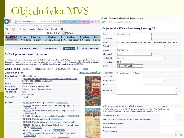 Objednávka MVS 