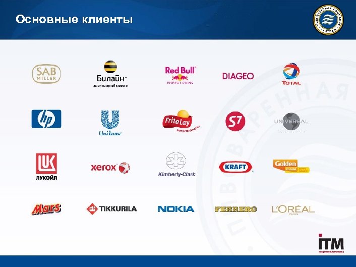 Основные клиенты 