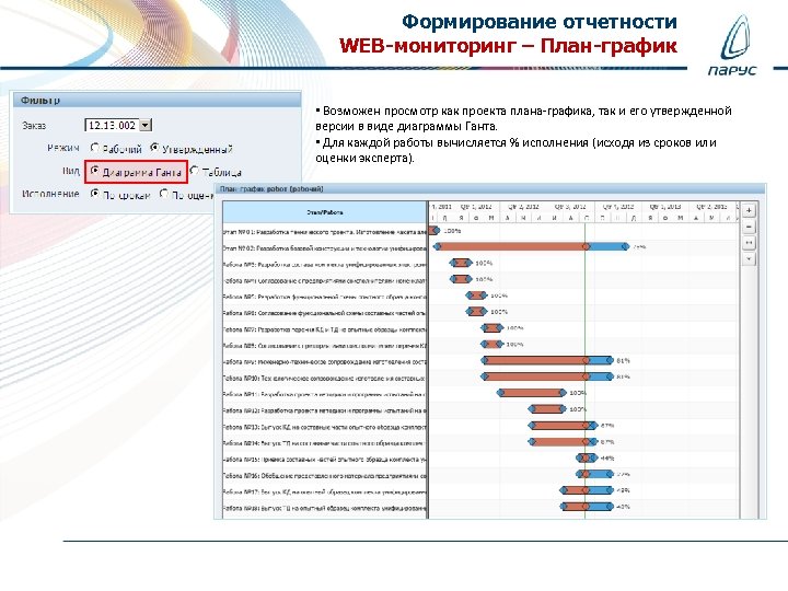 Планы графики формируются на