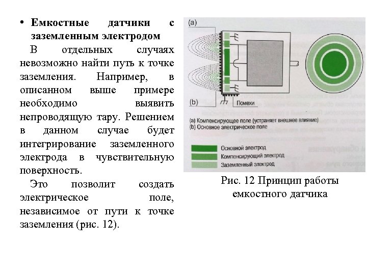 Требования предъявляемые к датчикам