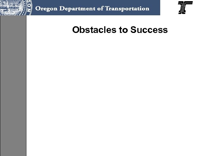 Obstacles to Success 