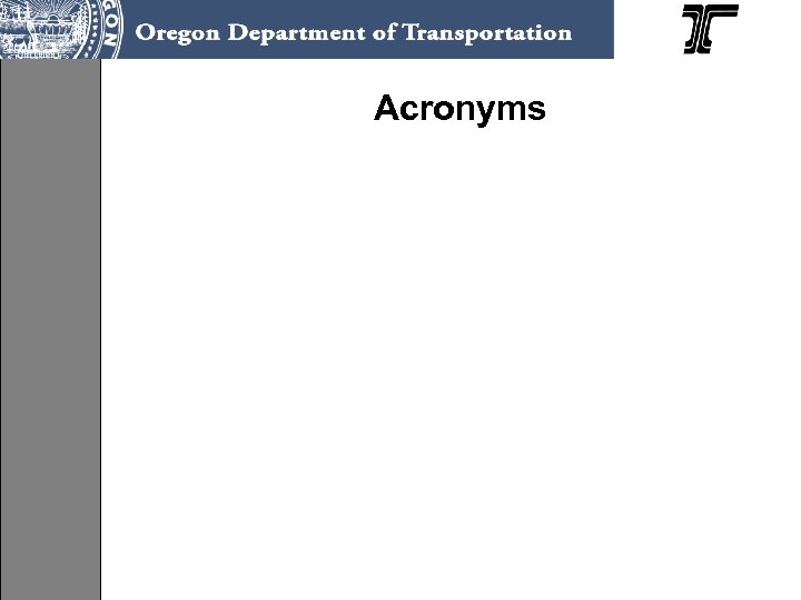 Acronyms 