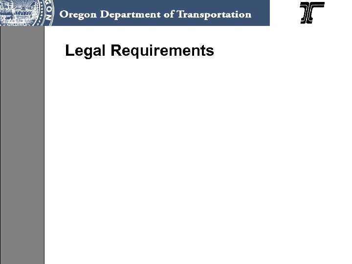 Legal Requirements 