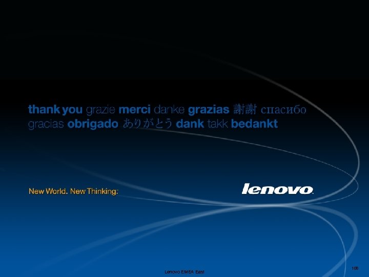 Lenovo EMEA East 108 
