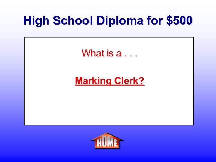 High School Diploma for $500 What is a. . . Marking Clerk? 