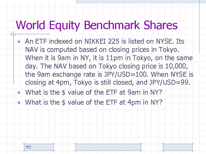 World Equity Benchmark Shares • An ETF indexed on NIKKEI 225 is listed on