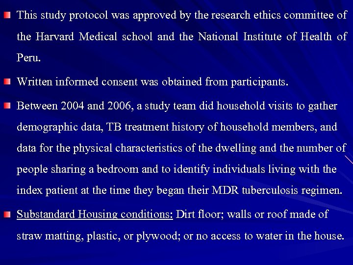 This study protocol was approved by the research ethics committee of the Harvard Medical