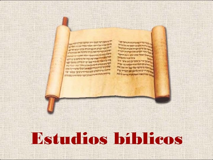 Estudios bíblicos 