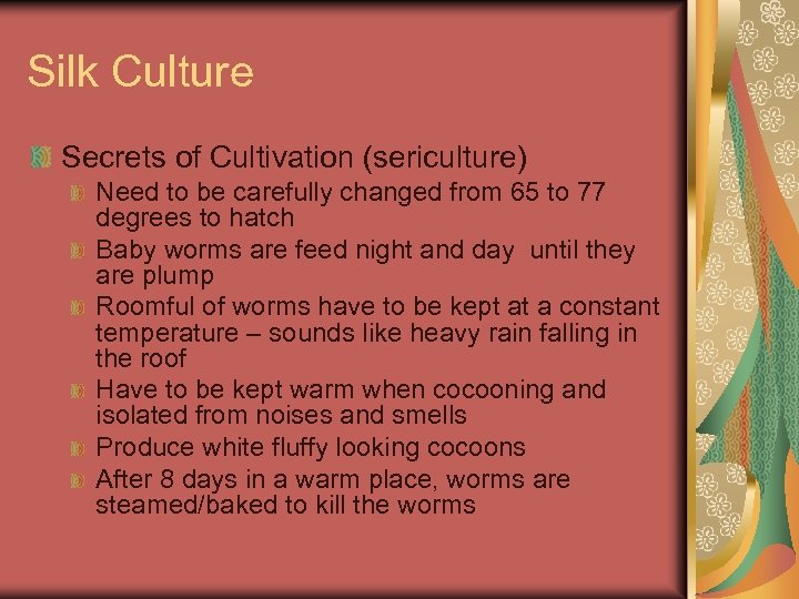 Silk Culture Secrets of Cultivation (sericulture) Need to be carefully changed from 65 to