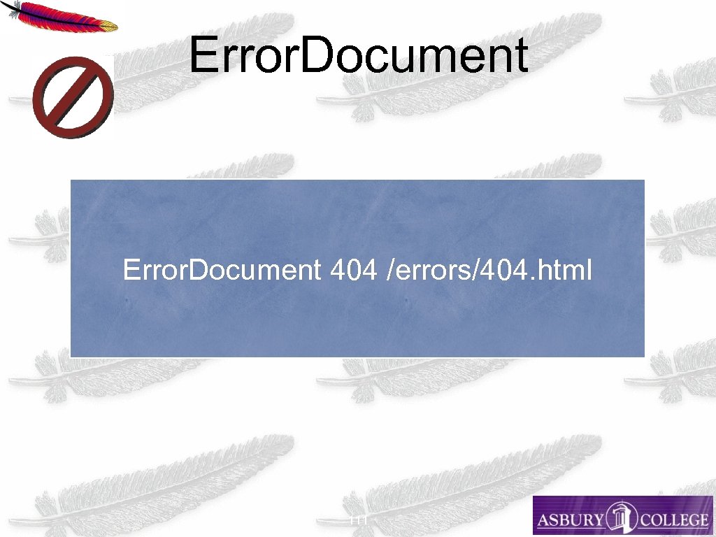 Error. Document 404 /errors/404. html 111 