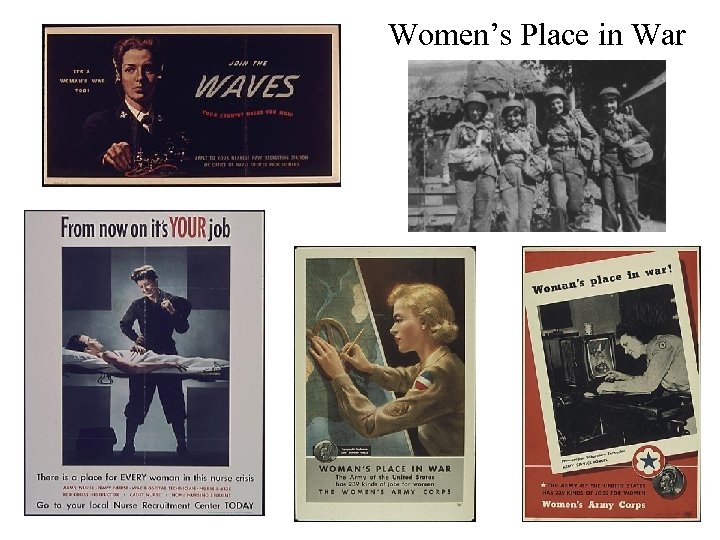 Women’s Place in War 