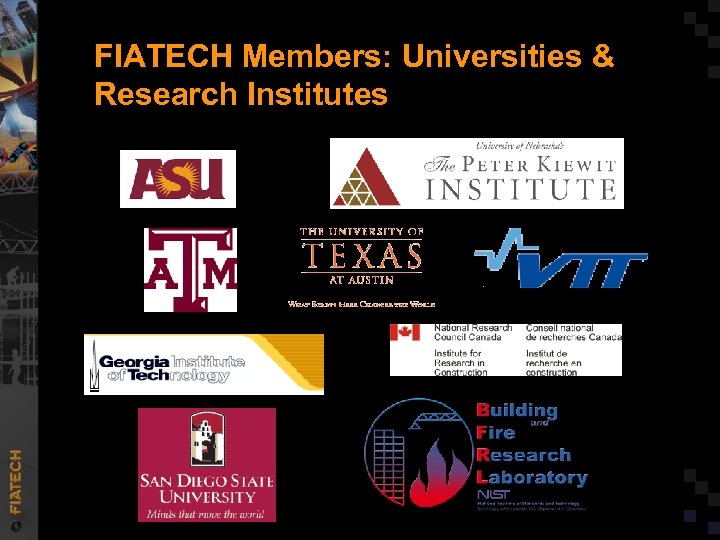 FIATECH Members: Universities & Research Institutes 