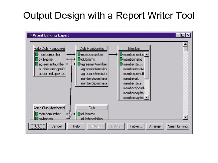 Output Design with a Report Writer Tool 