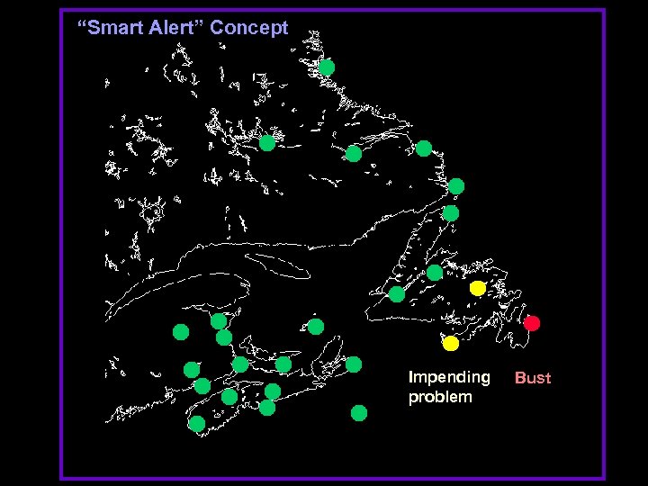 “Smart Alert” Concept Impending problem Bust 