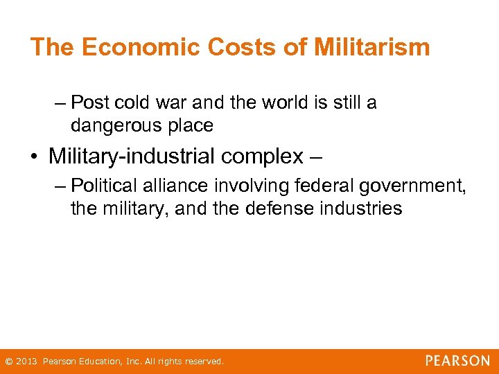 The Economic Costs of Militarism – Post cold war and the world is still