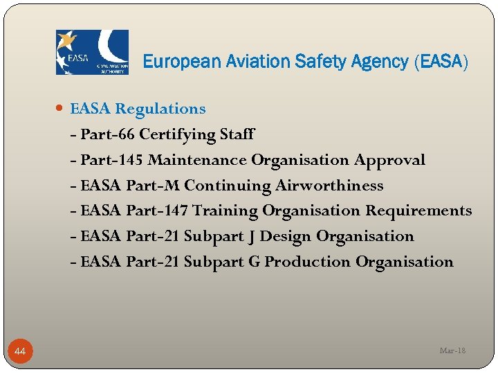 AIRCRAFT MAINTENANCE Regulations Requirements For Aircraft Maintenance