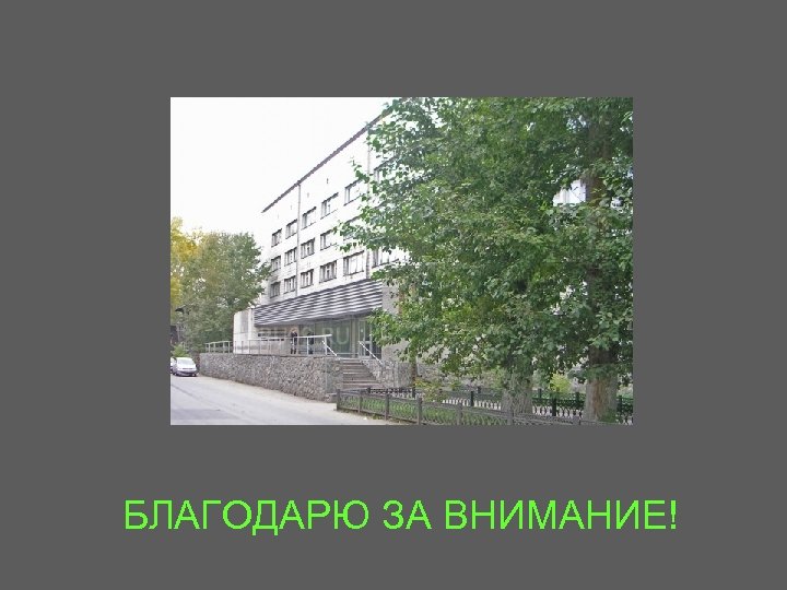 БЛАГОДАРЮ ЗА ВНИМАНИЕ! 