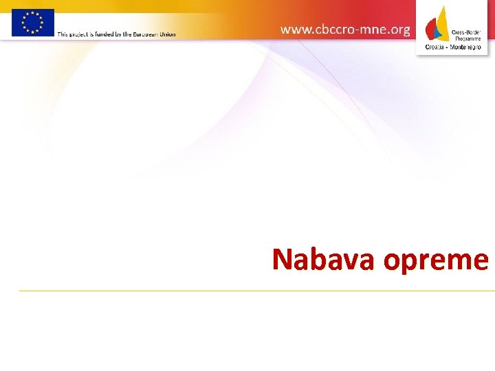 Nabava opreme 