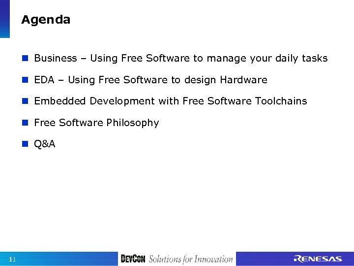 Agenda Business – Using Free Software to manage your daily tasks EDA – Using