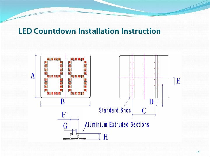 LED Countdown Installation Instruction 14 